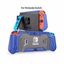 For Nintendo Switch Case TPU Grip Protective shell Shockproof Armor Back Cover for nintendo switch Oled case dust-proof - Swi ...