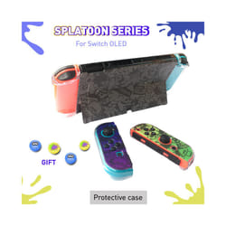 ) 2024 Splatoon style Storage Bag for Nintendo Switch OLED Protective Shell Cover Carrying Case for Switch OLED Game Accessories - I(SWITCH OLED