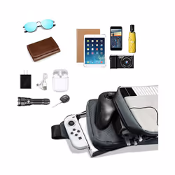DISOUR Crossbody Bag for Nintend Switch Travel Carry Case Shoulder Storage Bag for Console Dock Game Accessories Protective - Bag C