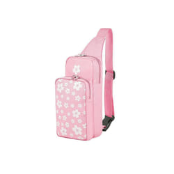 DISOUR Crossbody Bag for Nintend Switch Travel Carry Case Shoulder Storage Bag for Console Dock Game Accessories Protective - Bag D