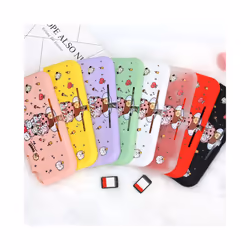 Dropship Cute Cartoon TPU Cover For Nintend Switch Lite Console Protective Soft Case Shell for Nintendo Switch Lite Accessories - Black