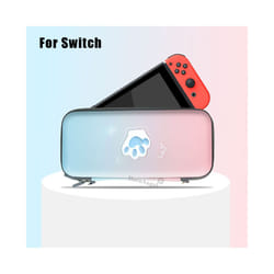 Sakura Pink Portable Storage Bag for Switch Travel Carrying Cherry Blossoms Bag Case for Nintendo SwitchGame - For SWITCH Pink Blue