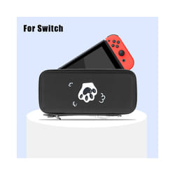 Sakura Pink Portable Storage Bag for Switch Travel Carrying Cherry Blossoms Bag Case for Nintendo SwitchGame - For SWITCH Black