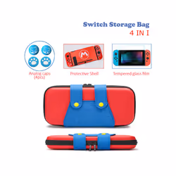 ) New Nintend Switch Storage Bag Mari Style Protective Carrying Case for Nintendo Switch OLED Game Accessories Gamer Gift - E ...