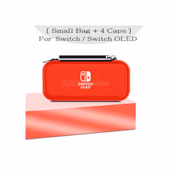 Nintend Switch OLED Covers Storage Bag EVA Case Screen Protector  Clear Shell Silicone Caps For Nintendo Switch OLED Accessor ...