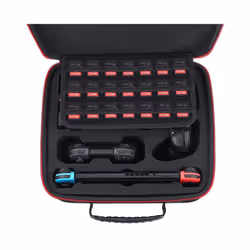 Portable NS Travel Carrying Case Waterproof Storage Bag Shockproof Handbag Compatible Nintendo Switch & OLED Game Accessories - Black