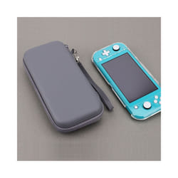 Protective Travel Case Handheld Hard Shell Game Cards Case Carrying Case Storage Bag for Nintendo Switch Lite - grey