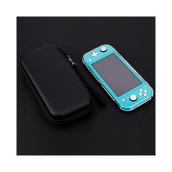 Protective Travel Case Handheld Hard Shell Game Cards Case Carrying Case Storage Bag for Nintendo Switch Lite - black