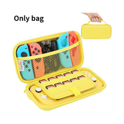 HEYSTOP Carrying Case Compatible with Nintendo Switch Lite, Portable Nintendo Switch Lite Bag for Switch Lite with Storage - Yellow