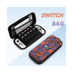 Scarlet Violet For Nintendo Switch OLED EVA Carrying Case Set Bag Base Housing Keycap Shell Game Accessories - Switch Bag