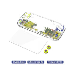 DATA FROG Full Cover Crystal Shell Case Anti-Slip Protective Cover Compatible-Nintendo switch Lite Game Console Accessories - NS LITE Case