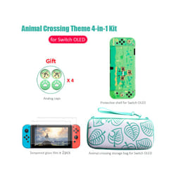 ) Cute Storage Bag Animal Style for Nintendo Switch OLED Portable Carrying Case Nintend Switch OLED Game Accessories - C(SWITCH OLED
