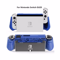 For Nintendo Switch Case TPU Grip Protective shell Shockproof Armor Back Cover for nintendo switch Oled case dust-proof - Swi ...