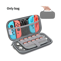 HEYSTOP Carrying Case Compatible with Nintendo Switch Lite, Portable Nintendo Switch Lite Bag for Switch Lite with Storage - Silver