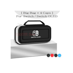 Nintend Switch OLED Covers Storage Bag EVA Case Screen Protector  Clear Shell Silicone Caps For Nintendo Switch OLED Accessories - Bag A
