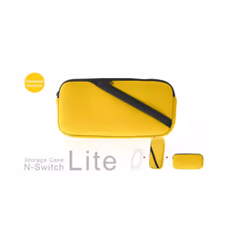 Neoprene Storage Case travel Bag for Nintend Switch Lite Accessories Soft Protection Shell Pouch For Nintendo Switch Lite - Yellow