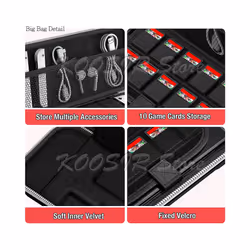 For nintendo switch oled Portable Hand Case Storage Bag NINTEND SWITCH Console EVA Carry Covers for NIntendo Switch Accessories - big A