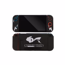 Anime Cartoon Pikachu Protective Shell Cover For Nintendo Switch NS OLED Game Console Controller Gaming Accessorie Split - D, ...
