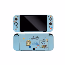Anime Cartoon Pikachu Protective Shell Cover For Nintendo Switch NS OLED Game Console Controller Gaming Accessorie Split - C, ...