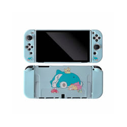 Anime Cartoon Pikachu Protective Shell Cover For Nintendo Switch NS OLED Game Console Controller Gaming Accessorie Split - E, Switch-NS