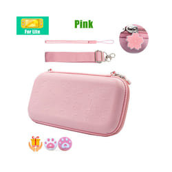 Sakura Pink Portable Storage Bag for Switch Travel Carrying Cherry Blossoms Bag Case for Nintendo SwitchGame - SWITCH Lite PINK
