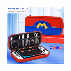 Game Console Accessories Travel Carrying Case for Nintendo Switch OLED NS SwitchOLED Storage Pouch Shoulder Bag Game Cards - ...