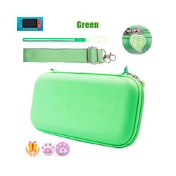 Sakura Pink Portable Storage Bag for Switch Travel Carrying Cherry Blossoms Bag Case for Nintendo SwitchGame - SWITCH GREEN