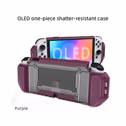 HEYSTOP Protective Cover Case for Nintendo Switch OLED Non-Slip Anti-Fall TPU Protective Shell Compatible with Switch OLED -  ...