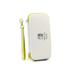 DATA FROG Carrying Case Compatible-Nintendo Switch OLED Storage Pouch Storage Bag for Switch OLED Console Protective Accessories - Yellow