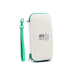 DATA FROG Carrying Case Compatible-Nintendo Switch OLED Storage Pouch Storage Bag for Switch OLED Console Protective Accessories - Green