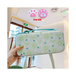 Blue Carry Case Accessories Storage Bag for Nintendos Switch Portable Travel Case for Nitendo Switch Lite Console Accessories - Switch Lemon Bag