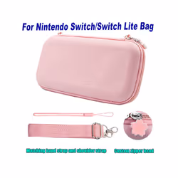 Sakura Pink Portable Storage Bag for Switch Travel Carrying Cherry Blossoms Bag Case for Nintendo SwitchGame - 1
