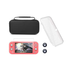 Switch Lite Accessories Bundle - Soft Glitter TPU Protective Case & Screen Protector for Nintendo Switch Lite Carrying Case - Pack C