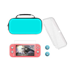 Switch Lite Accessories Bundle - Soft Glitter TPU Protective Case & Screen Protector for Nintendo Switch Lite Carrying Case - Pack B