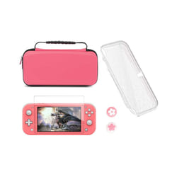 Switch Lite Accessories Bundle - Soft Glitter TPU Protective Case & Screen Protector for Nintendo Switch Lite Carrying Case - Pack A