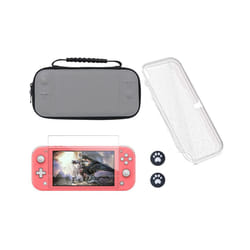Switch Lite Accessories Bundle - Soft Glitter TPU Protective Case & Screen Protector for Nintendo Switch Lite Carrying Case - Pack F