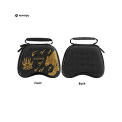 Storage Bag for Nintendo Switch Portable Waterproof Hard Shell for NS Oled Pro Controller/Joycon Carrying Bag - Pro HD Bag-Black