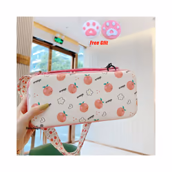 Blue Carry Case Accessories Storage Bag for Nintendos Switch Portable Travel Case for Nitendo Switch Lite Console Accessories ...