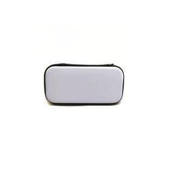 Portable NS Mini Hard EVA Carrying Case Shockproof PU Cover Storage Bag Compatible Nintnedo Switch Lite Game Console Accessories - White