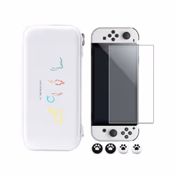 Nintend Switch Case Portable Waterproof Hard Protective Storage Bag for Nintendo Switch OLED Console & Game Accessories - Swi ...