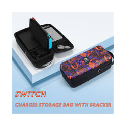 Scarlet Violet For Nintendo Switch OLED EVA Carrying Case Set Bag Base Housing Keycap Shell Game Accessories - Switch CS Bag