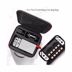 New Deluxe Carrying Storage Case For Nintendo Switch OLED Console Accessories Bag Portable Cover Suitcase for Nintendo Switch - small bag 1