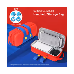 For Nintendo Switch OLED Handheld Storage Bag Large CapacityÂ Carrying Hard Case Built-in Bracket for NS Switch Game Accessor ...
