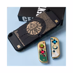 For Nintendo Switch Oled Protective Case Hard Shell Split Full Cover PC Back for Nintendo Switch Console Accessories - Switch Case Black