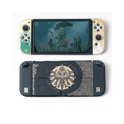 For Nintendo Switch Oled Protective Case Hard Shell Split Full Cover PC Back for Nintendo Switch Console Accessories - Oled Case Black