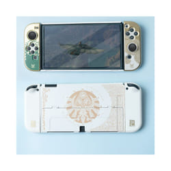 For Nintendo Switch Oled Protective Case Hard Shell Split Full Cover PC Back for Nintendo Switch Console Accessories - Oled Case White