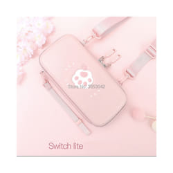 Portable Hard Shell Case for Nintend Switch Lite Carrying Storage Bag for Nintendo Switch NS Console Joycon Game Accessories - Pink switch lite