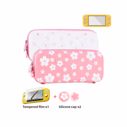 DATA FROG Carrying Case For Nintendo Switch Crystal Protective Case Portable Travel Storage Bag For Nintendo Switch Lite - Fo ...