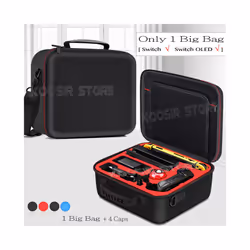 New Deluxe Carrying Storage Case For Nintendo Switch OLED Console Accessories Bag Portable Cover Suitcase for Nintendo Switch ...