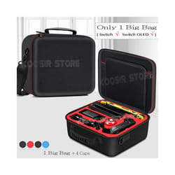 New Deluxe Carrying Storage Case For Nintendo Switch OLED Console Accessories Bag Portable Cover Suitcase for Nintendo Switch - only big bag